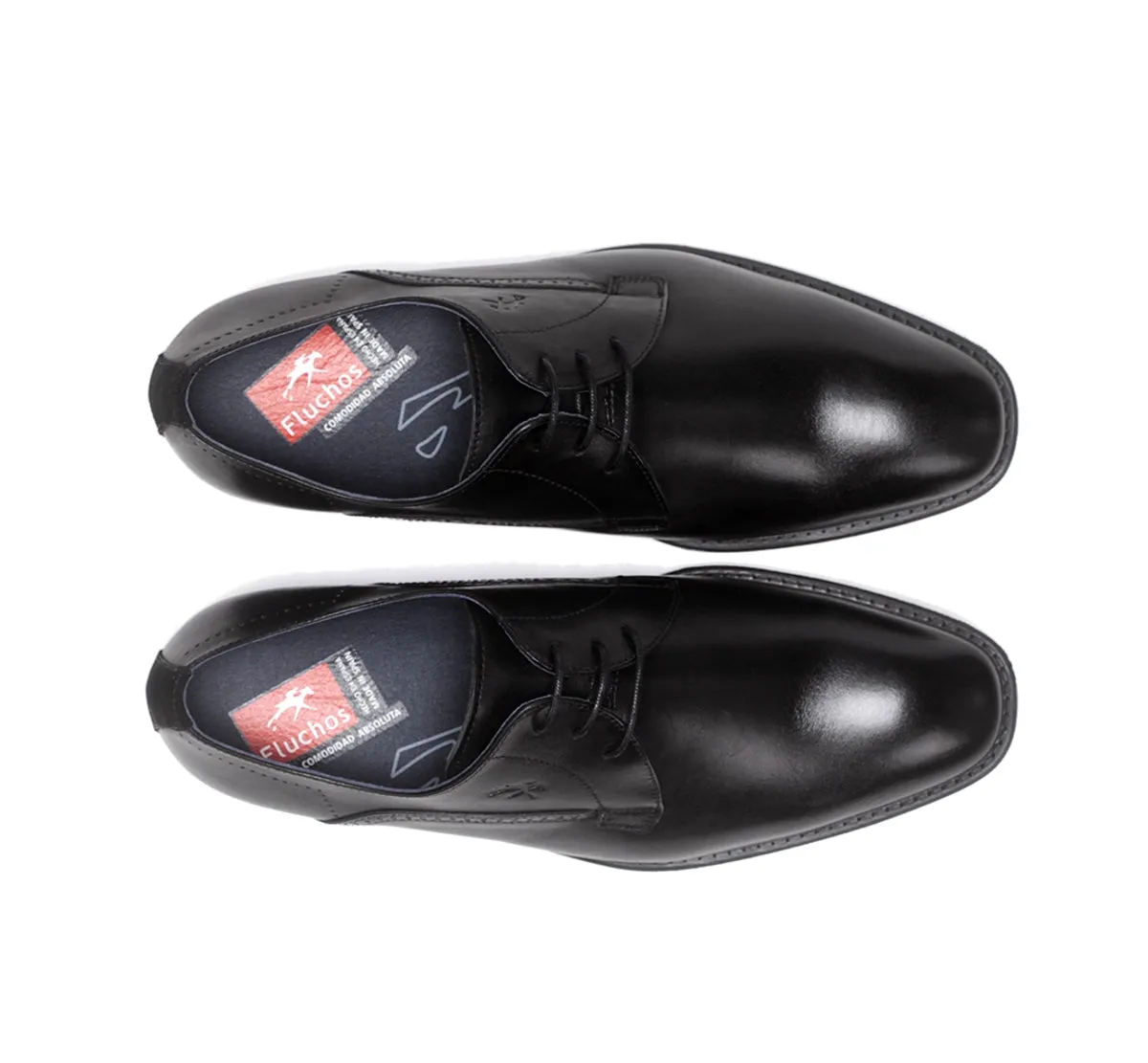 Fluchos Luke F1056 scarpe uomo nere eleganti