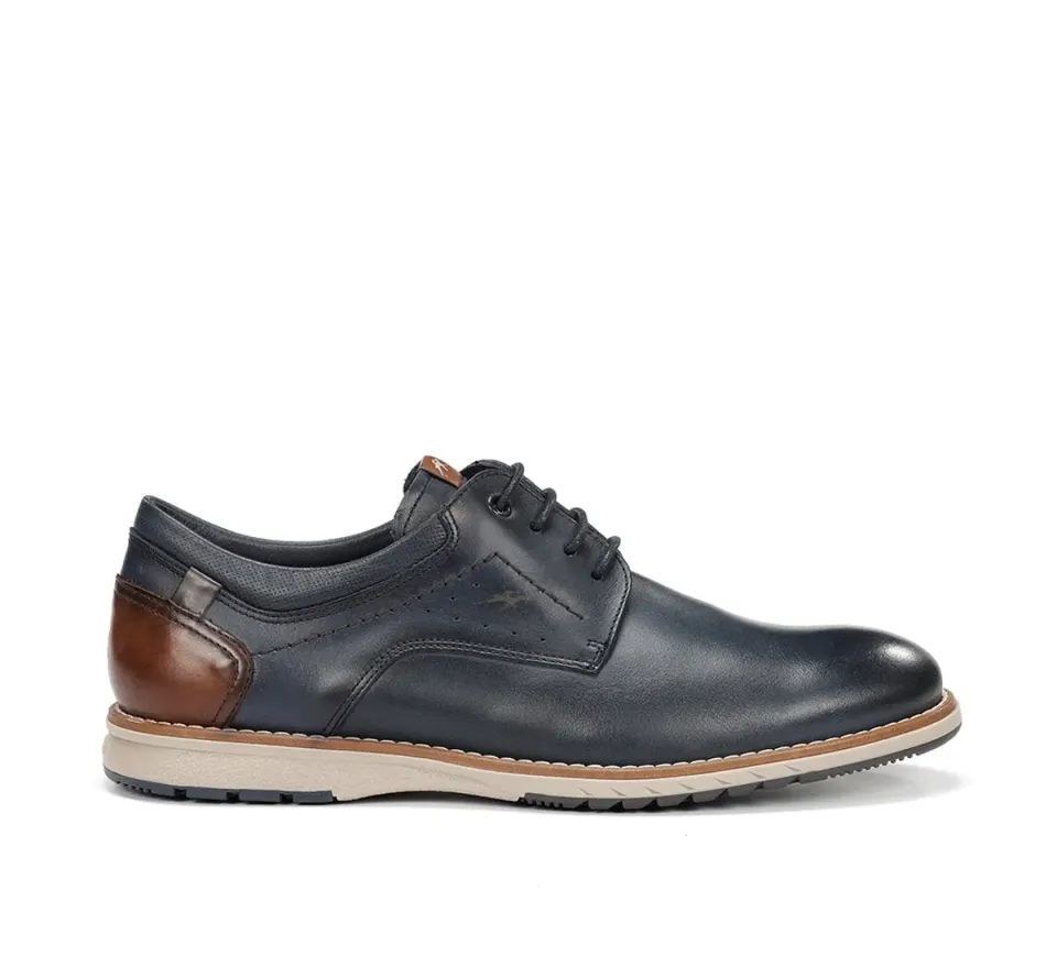 Fluchos Taylor F2091 Scarpe Uomo Blu Cuciture Contrasto