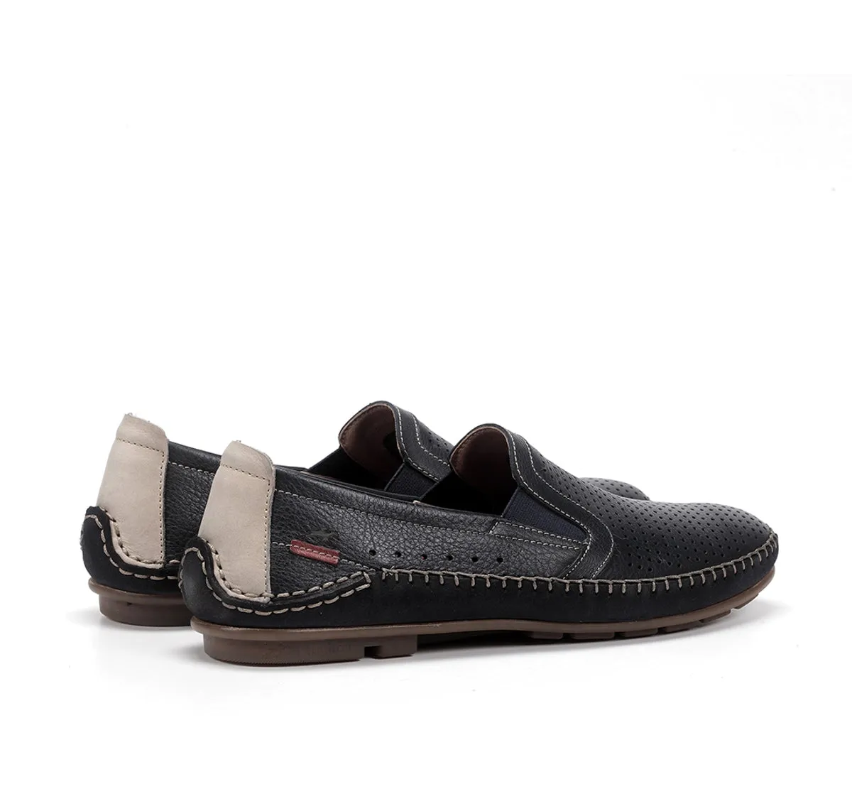Fluchos Dorian F1177 Mocassini Blu Uomo Slip On