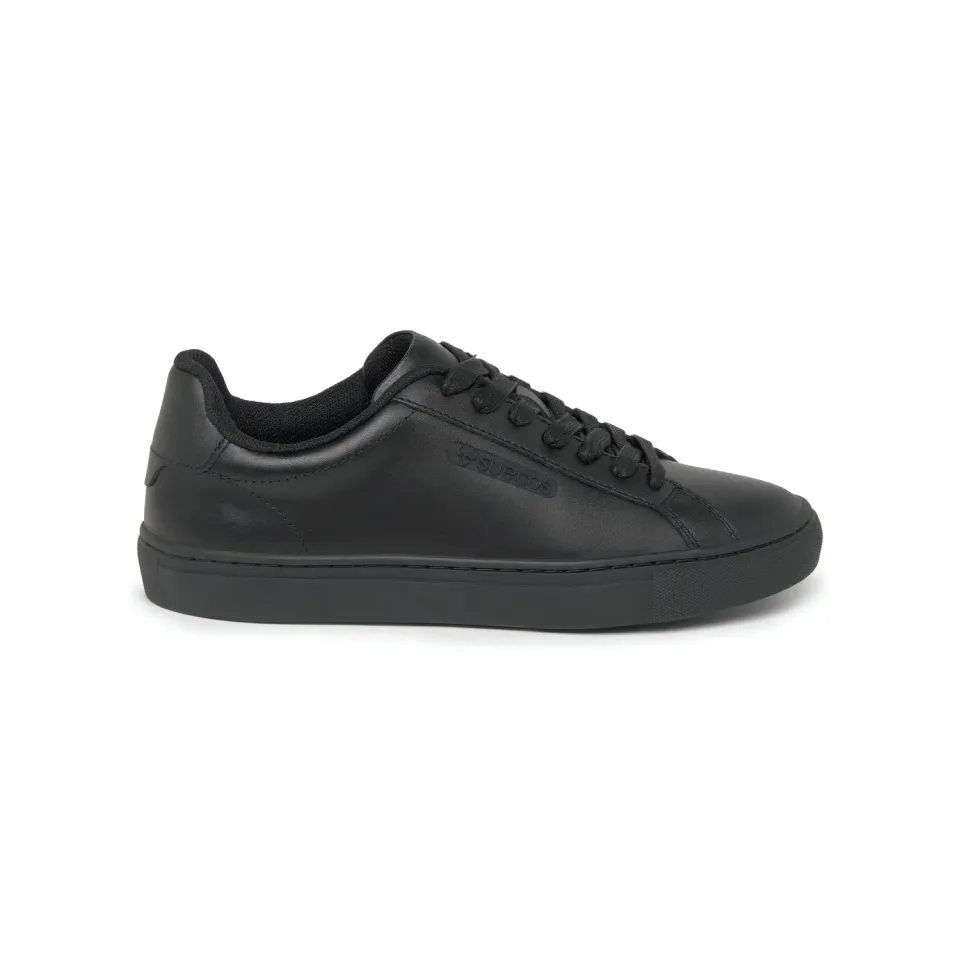 Suecos Nord Black scarpe da lavoro nere in pelle
