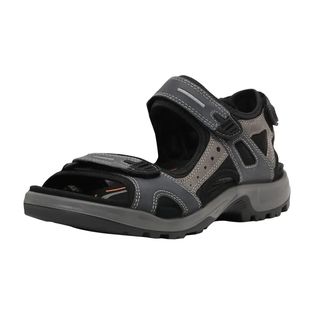 Ecco Irving Fisherman sandali uomo Vetiver pelle