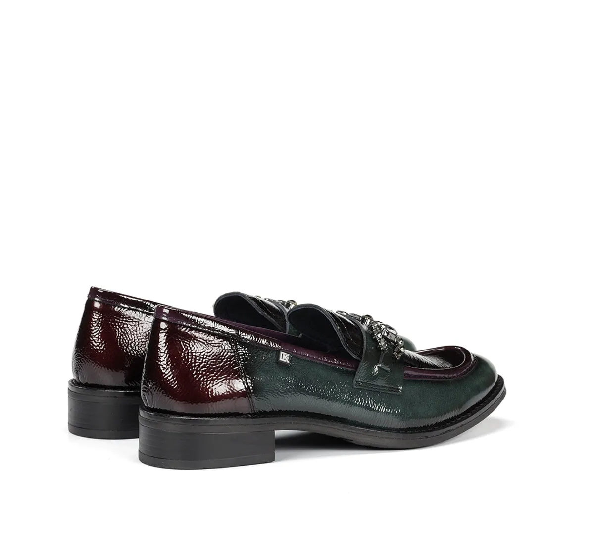 Fluchos Harvard D9118 mocassini donna verdi