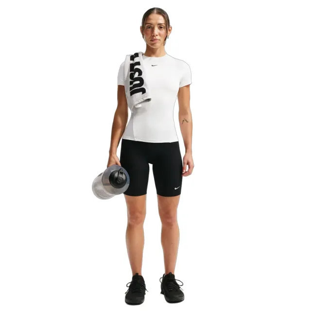Nike One Fitted maglietta donna Blu Notte aderente