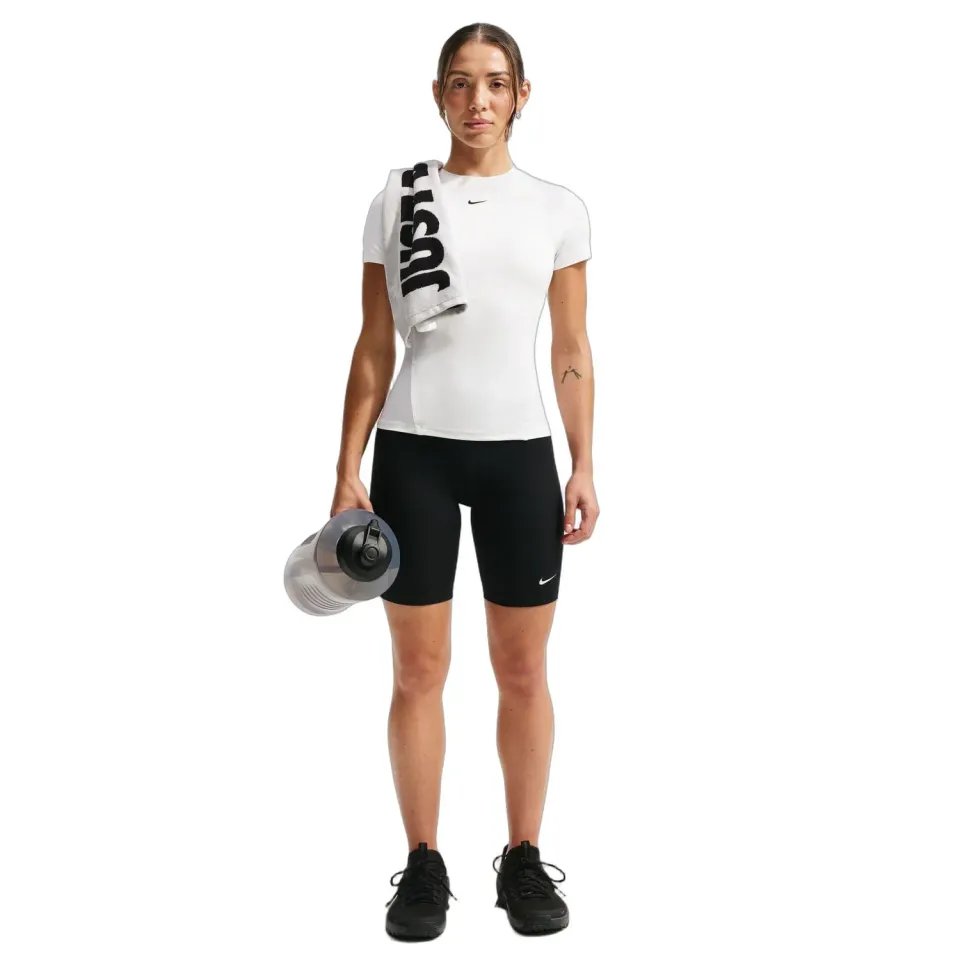 Nike One Fitted maglietta donna Blu Notte aderente