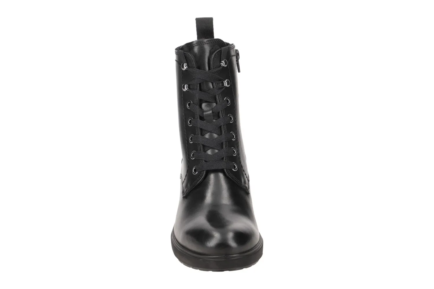 Ecco Metropole Zurich stivali stringati donna nero sherpa 55