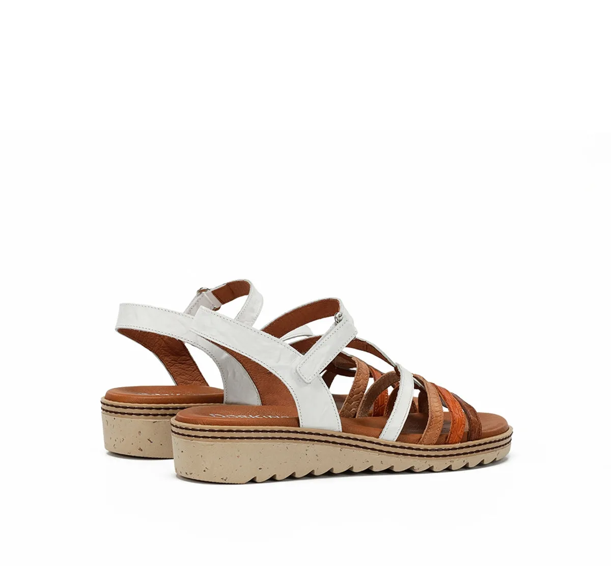 Fluchos Espe D9113 sandali donna bianchi pelle