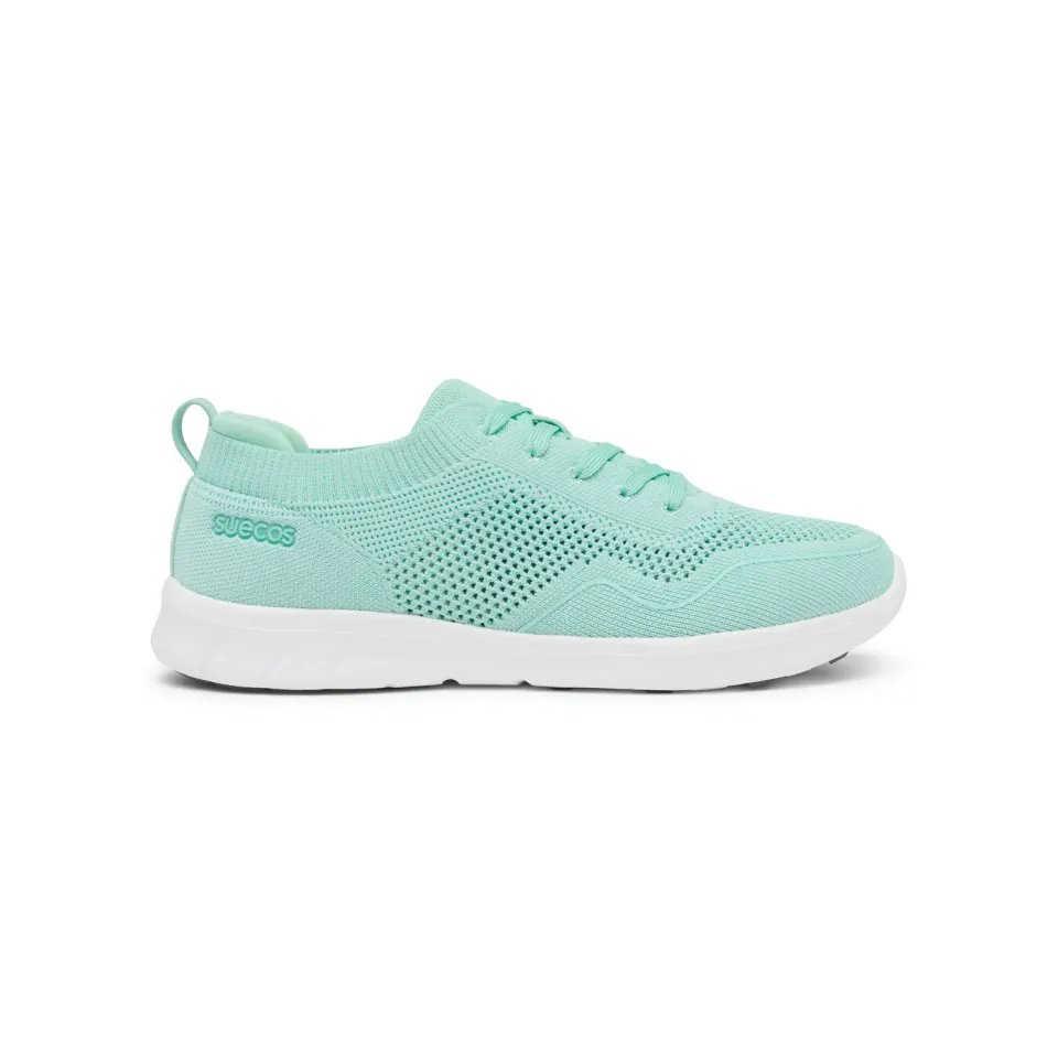 Suecos Läett scarpe lavoro verde menta traspiranti