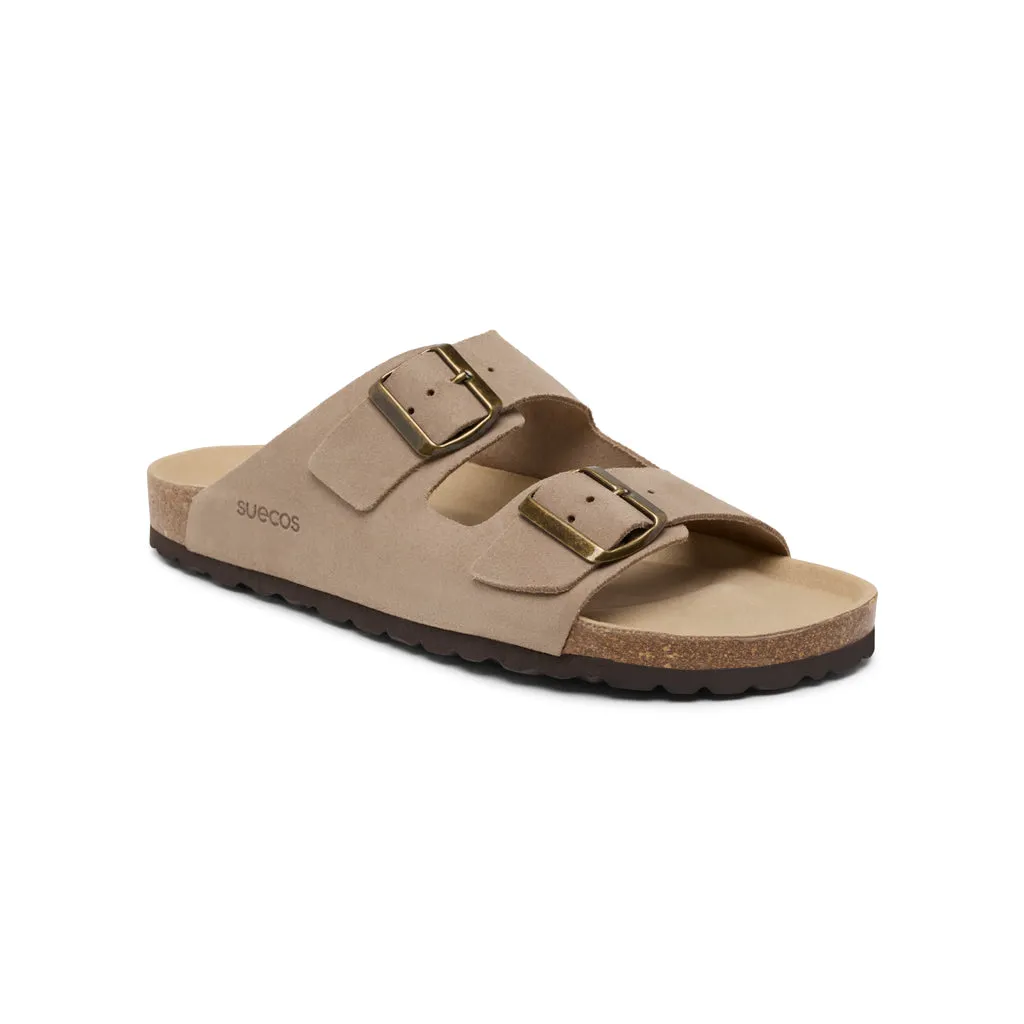 Suecos Ek Soft sandali uomo latte pelle
