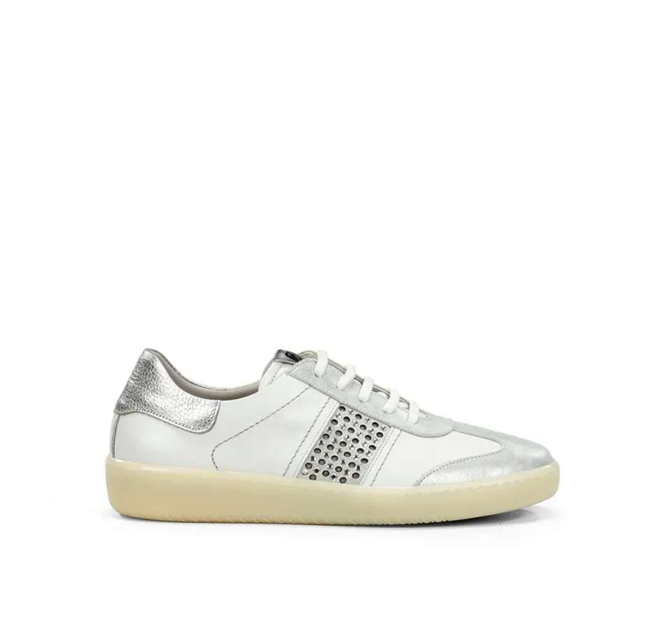 Fluchos Lynn D9478 sneakers donna argento metallizzato
