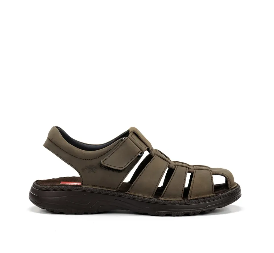 Fluchos Azores F2198 sandali uomo verde velcro
