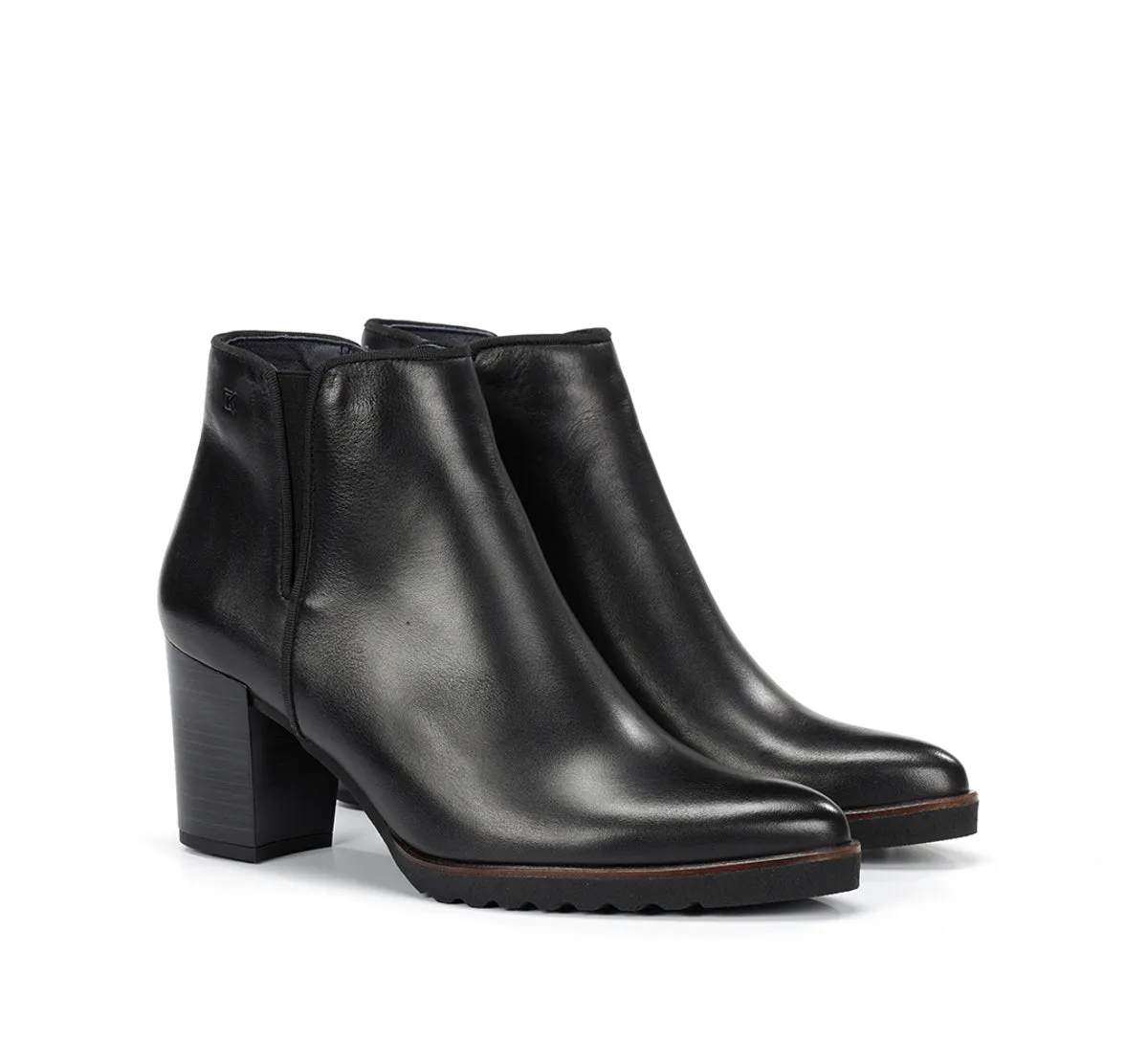 Fluchos Thais D7224 stivaletti donna neri tacco