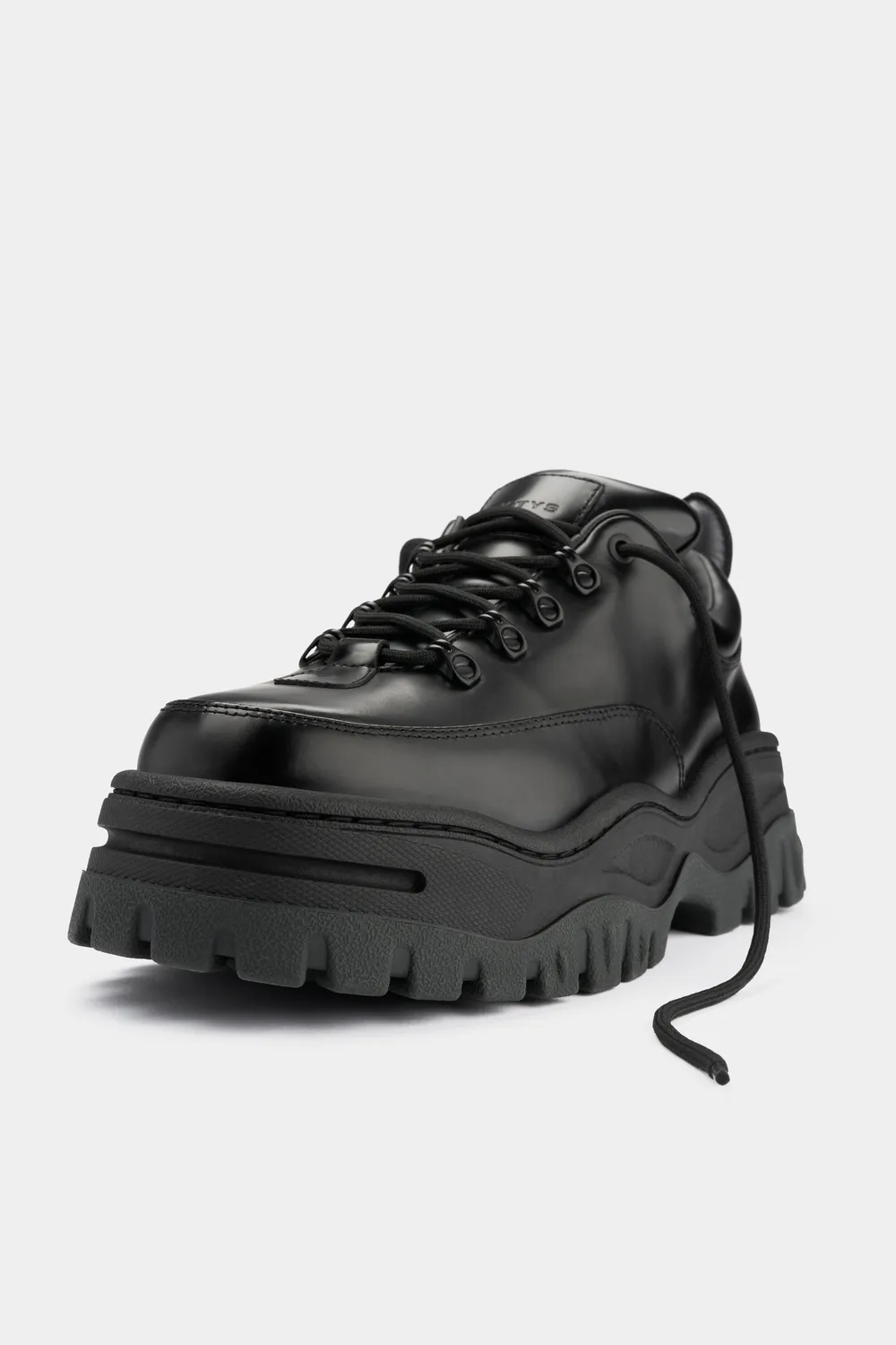 Eytys Angel Black Leather sneakers nere pelle