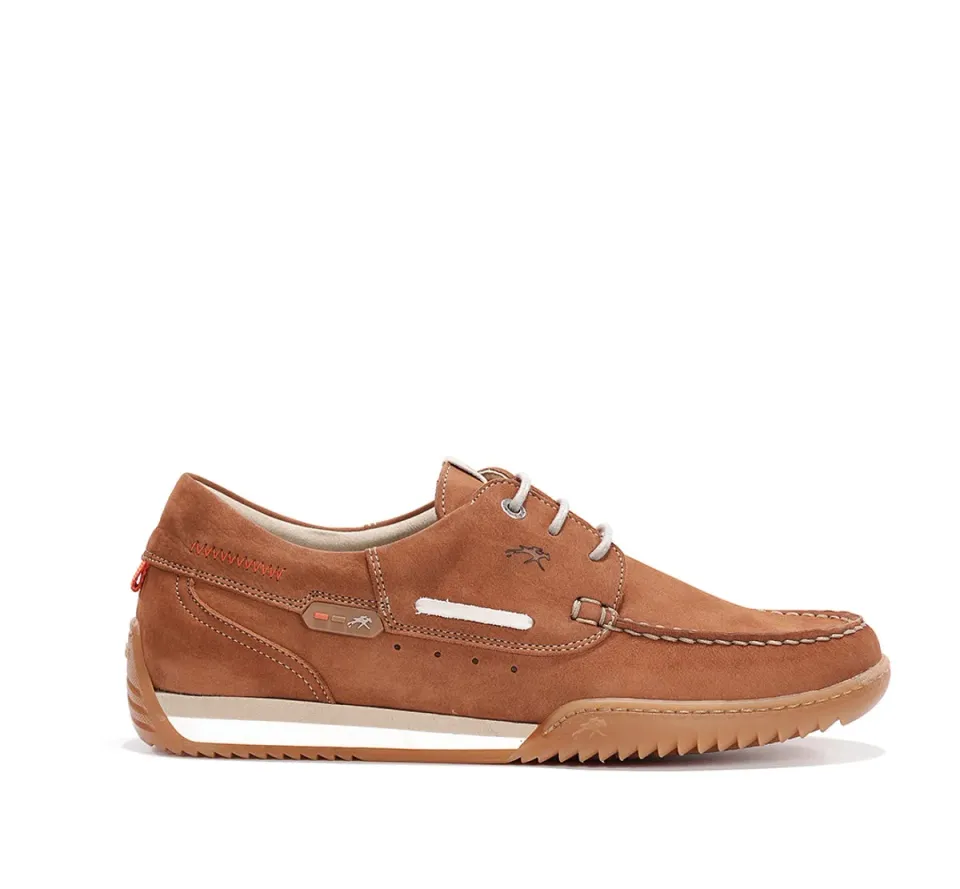 Fluchos Bruno F2434 scarpe da barca uomo marroni