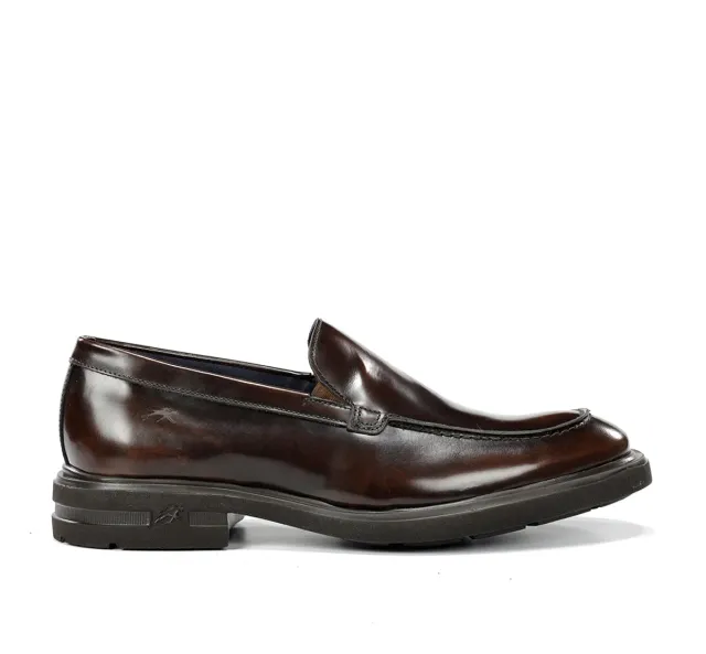 Fluchos Belgas F1223 mocassini uomo marrone pelle