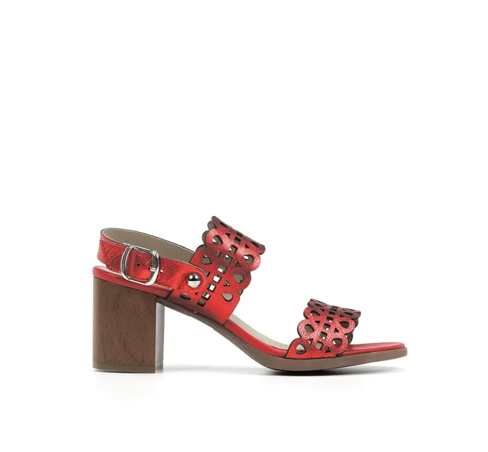 Dorking Norqui D8173 sandalo tacco donna rosa