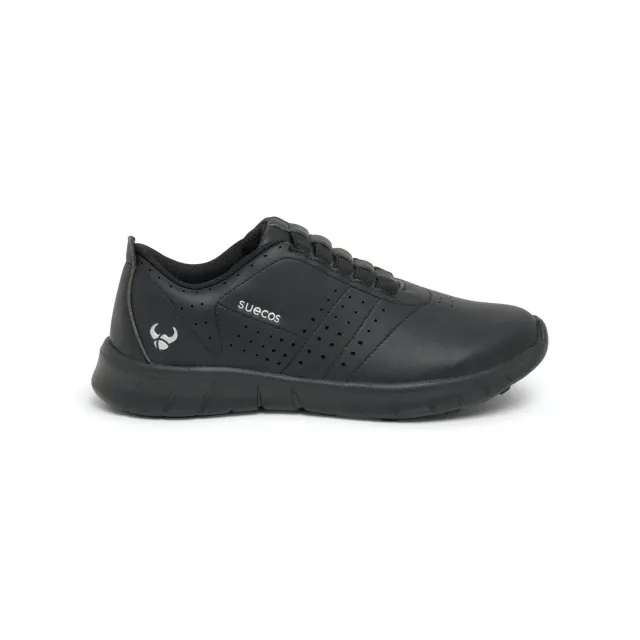 Suecos Erik Black scarpe lavoro nere antiscivolo