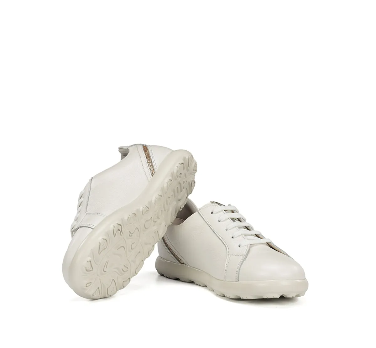 Fluchos Party F2438 sneakers donna bianche pianta larga