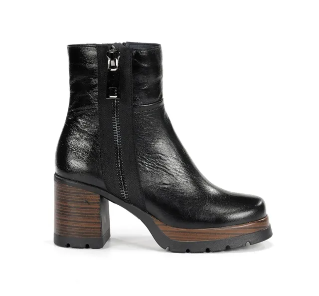 Dorking Safe D9413 stivaletti donna neri tacco