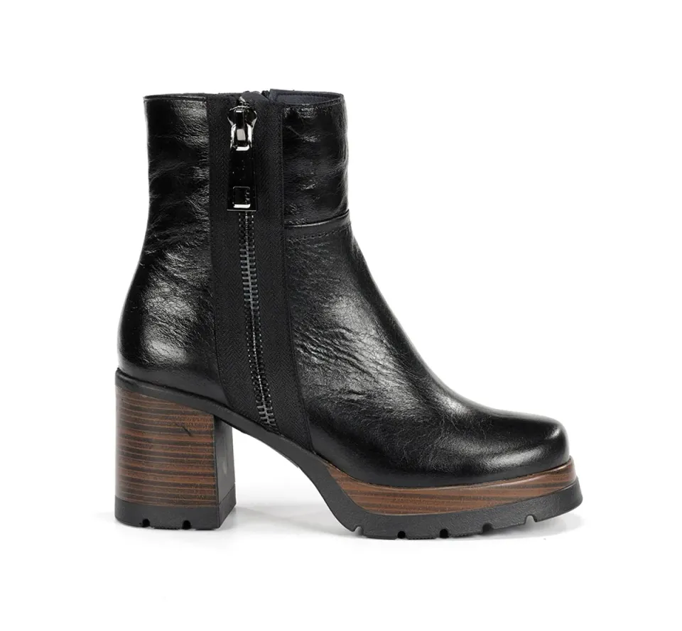 Dorking Safe D9413 stivaletti donna neri tacco