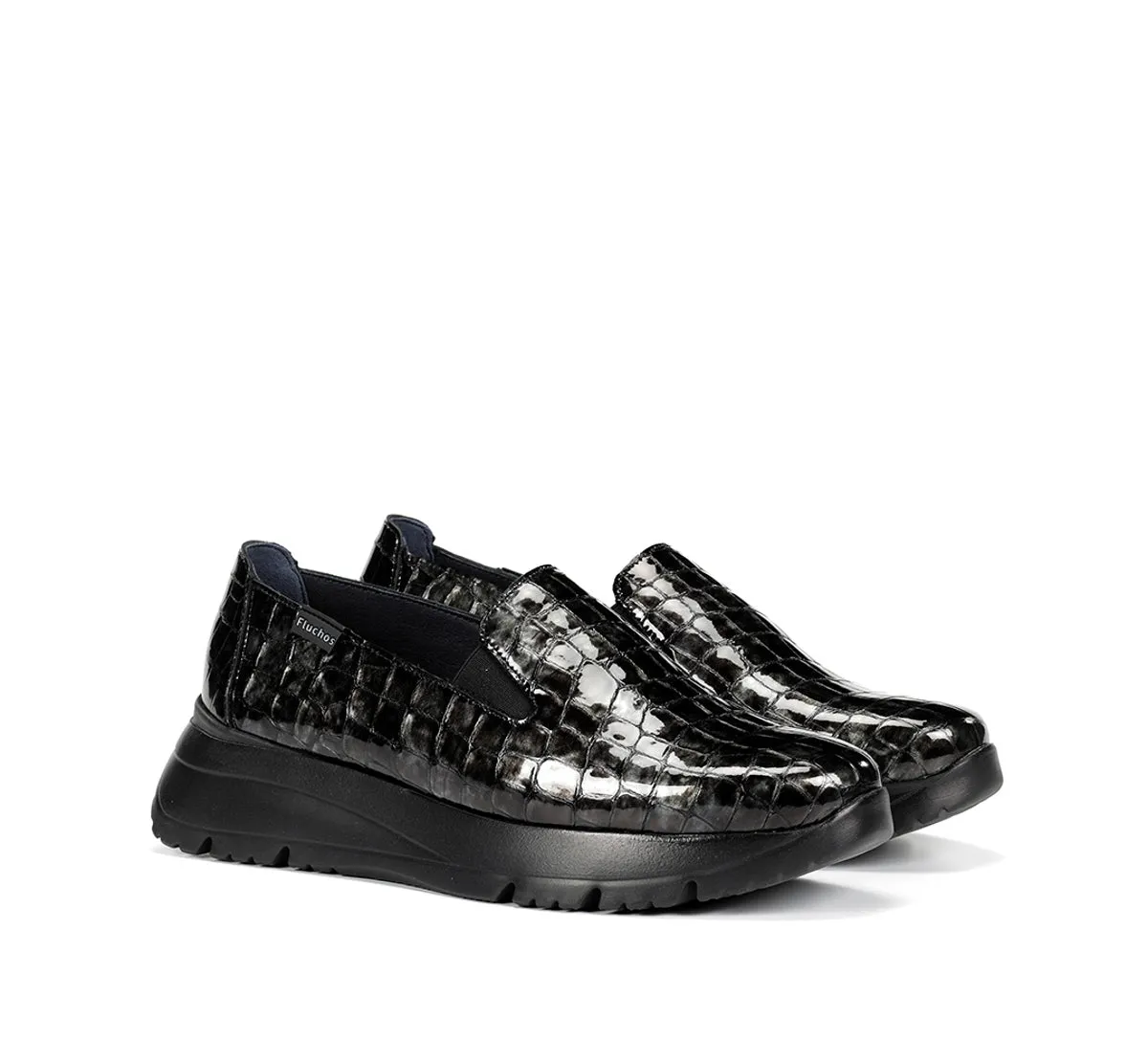 Fluchos Eira F2159 slip on donna grigie senza lacci