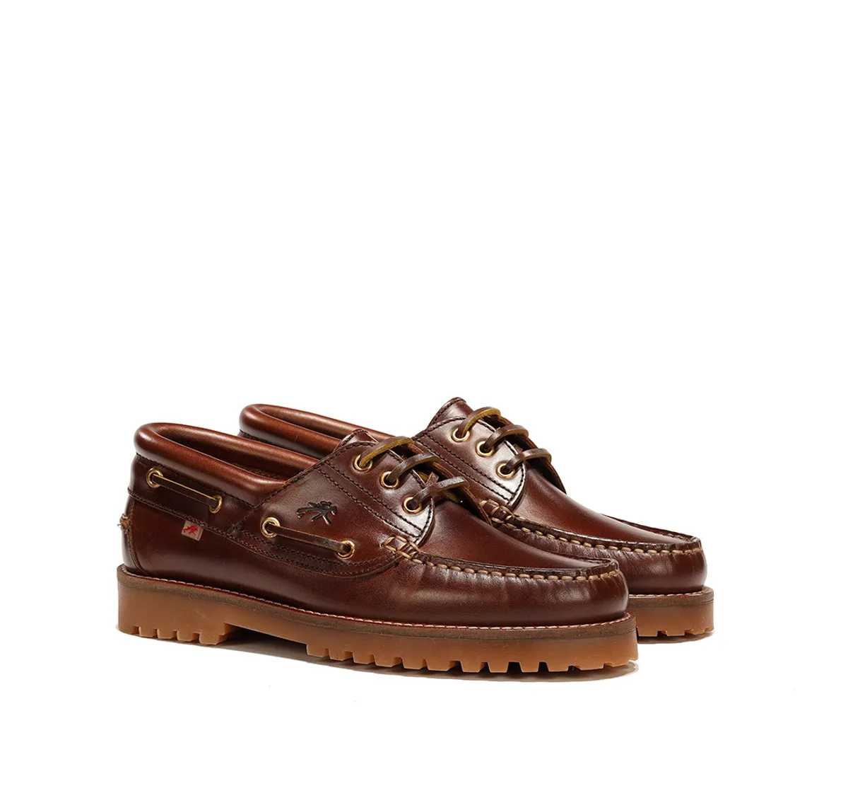 Fluchos Scott F0053 scarpa da barca donna marrone