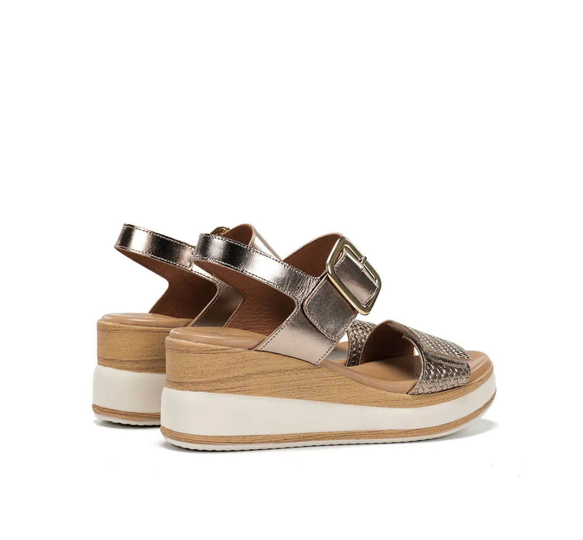 Fluchos Prince D9642 sandali donna golden zeppa