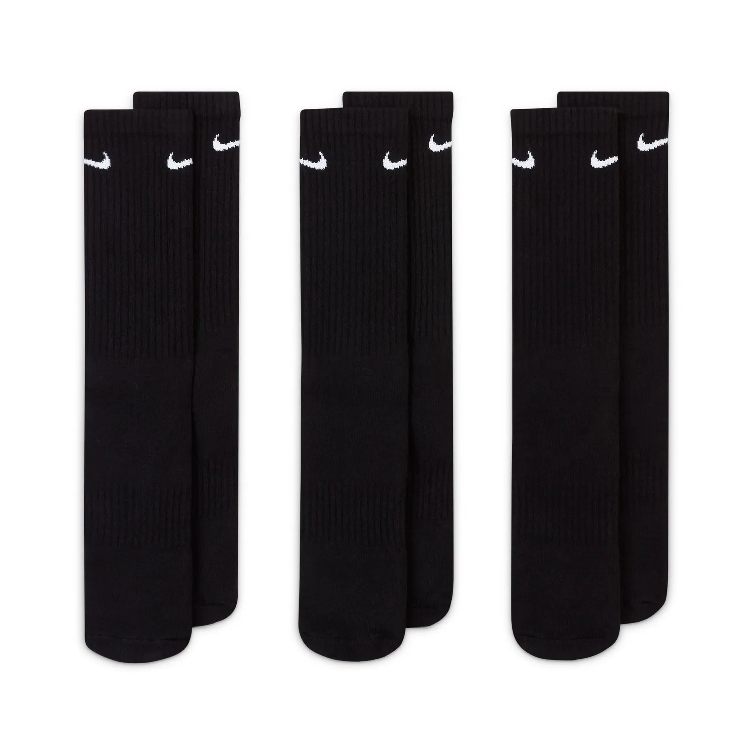 Nike Everyday Cush Crew calze uomo 34-38 3 paia cotone