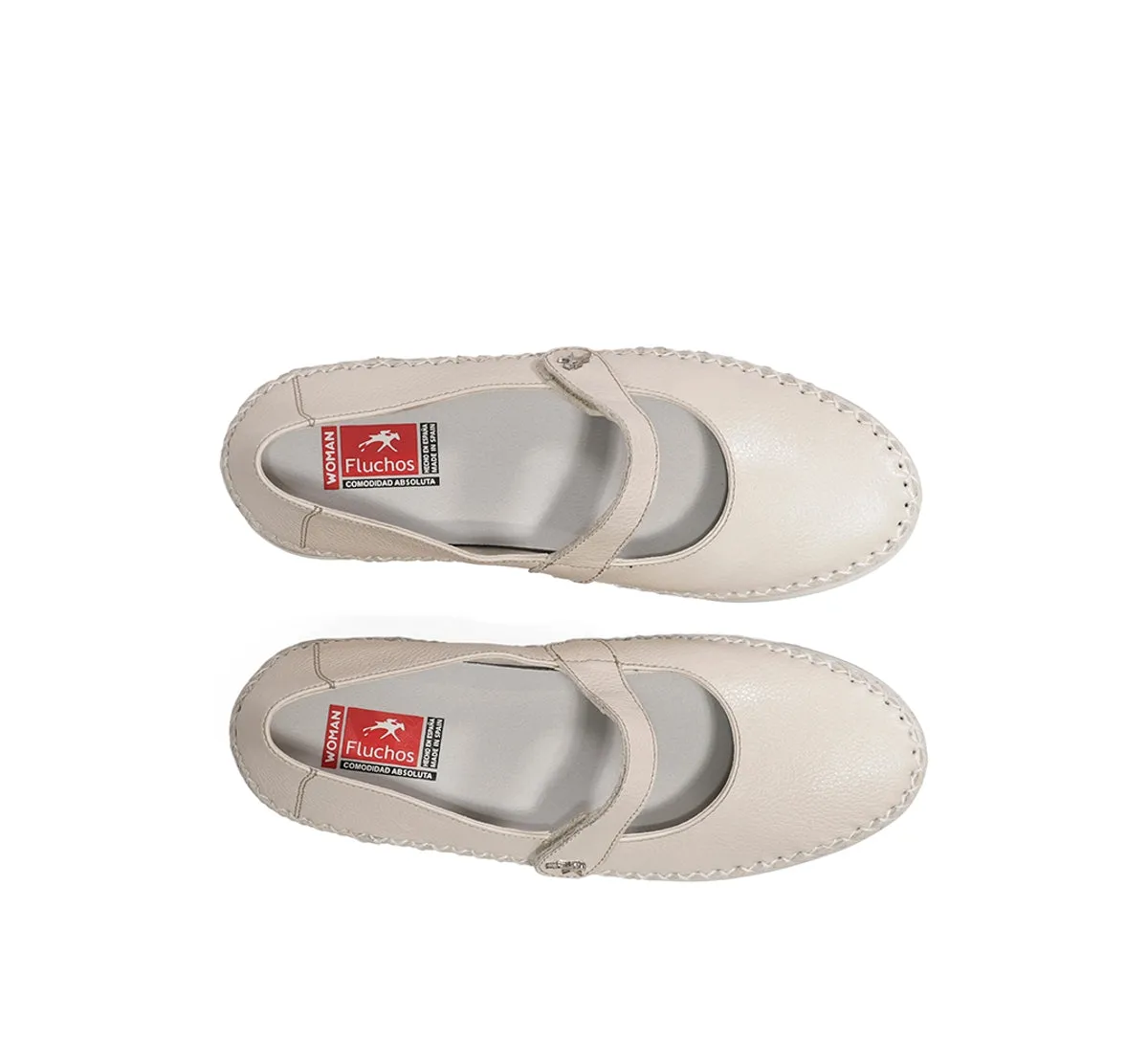 Fluchos Sella F2146 scarpa donna taupe zeppa
