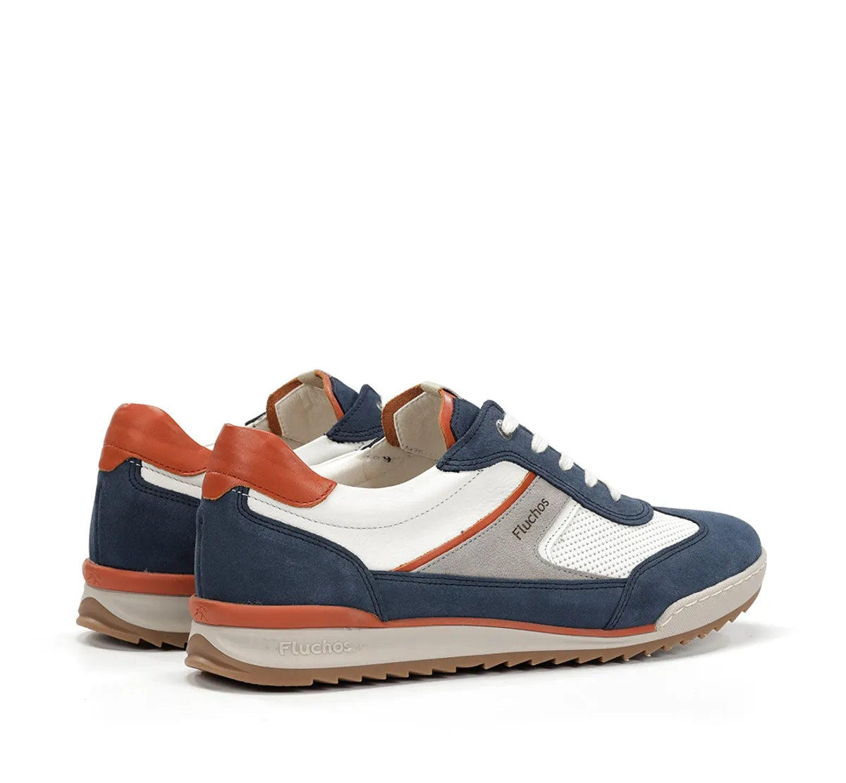 Fluchos Elder F2184 sneakers blu uomo suola dentellata