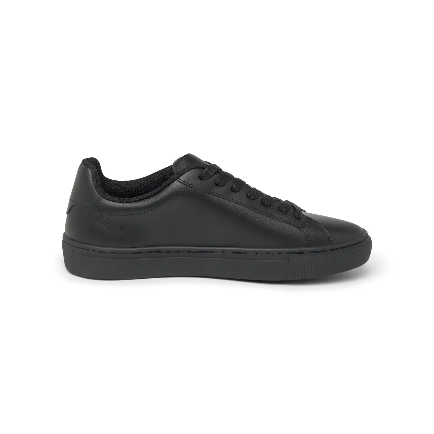 Suecos Nord Black scarpe da lavoro nere in pelle