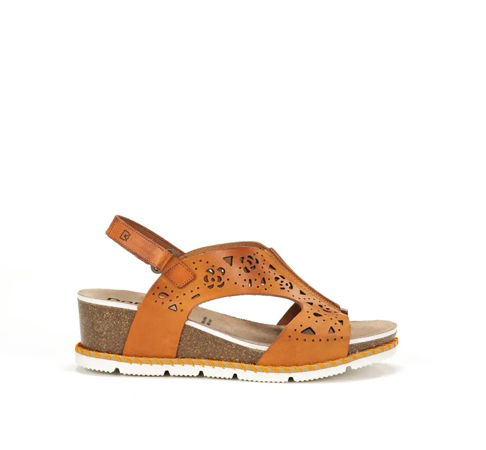 Fluchos Gold D9319 sandalo arancione donna