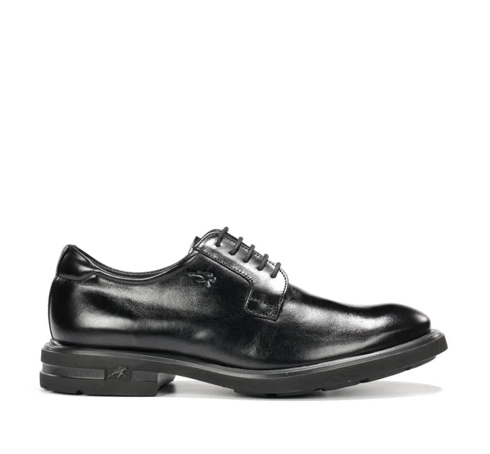 Fluchos Belgas F0631 scarpe uomo nere pelle