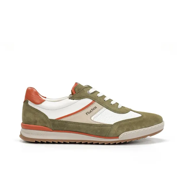 Fluchos Elder F2184 sneakers uomo verde comfort