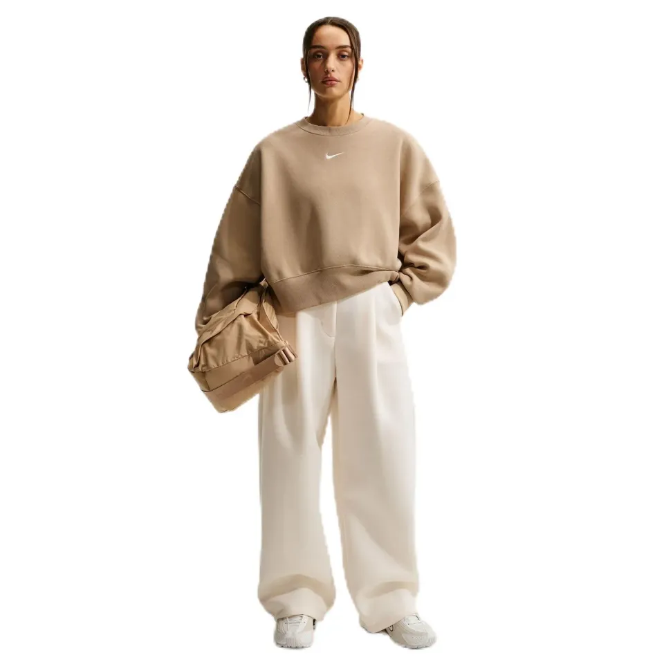 Nike Phoenix Fleece felpa donna oversize in cotone