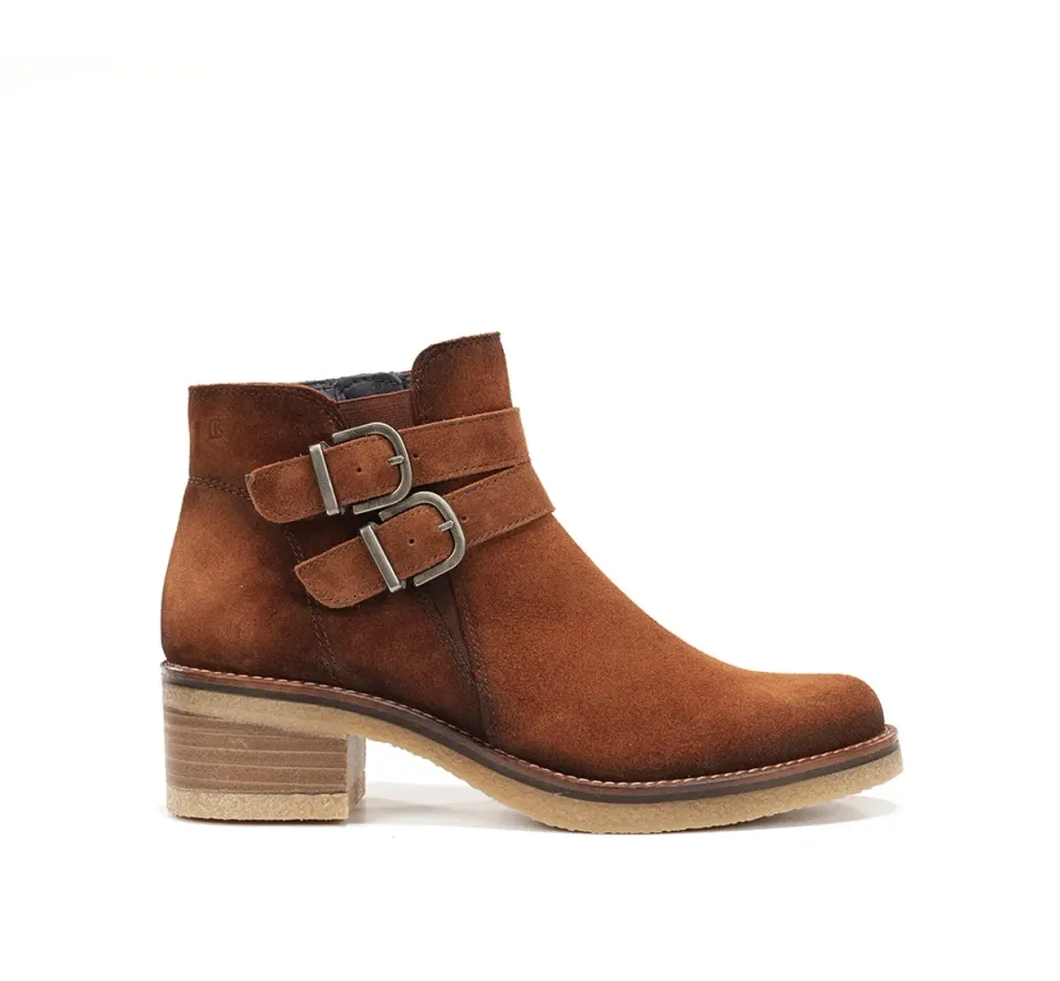 Fluchos Lucero D9741 stivaletti donna marrone crepe