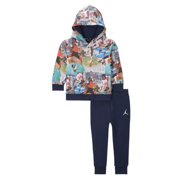 Nike Jordan MJ Brooklyn felpa cappuccio 4-5 anni nera