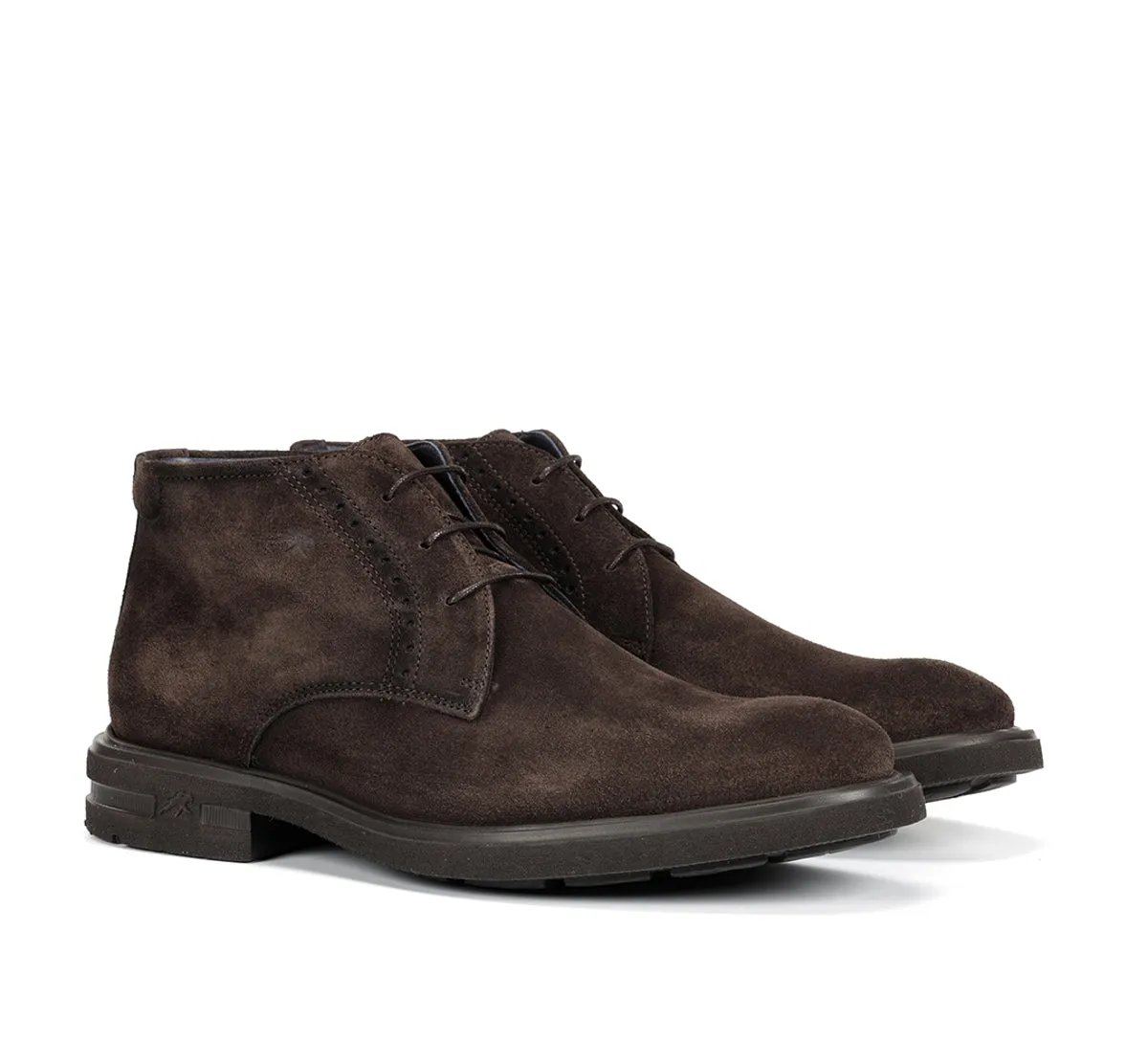 Fluchos Belgas F0772 stivaletti marroni uomo leggeri