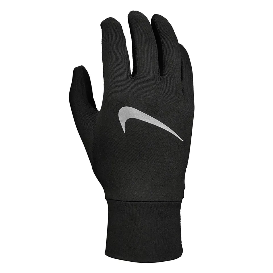 Nike Accelerate Guanti Corsa Donna Neri M elasticizzati
