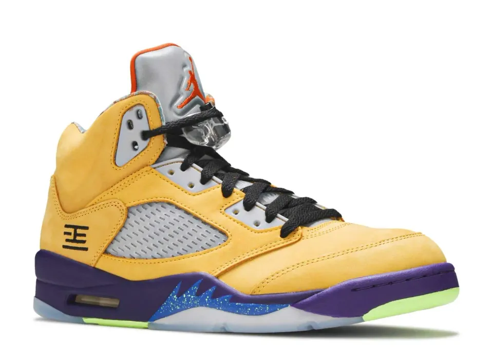 Nike Air Jordan 5Lab3 Scarpe Uomo Nere Infrared