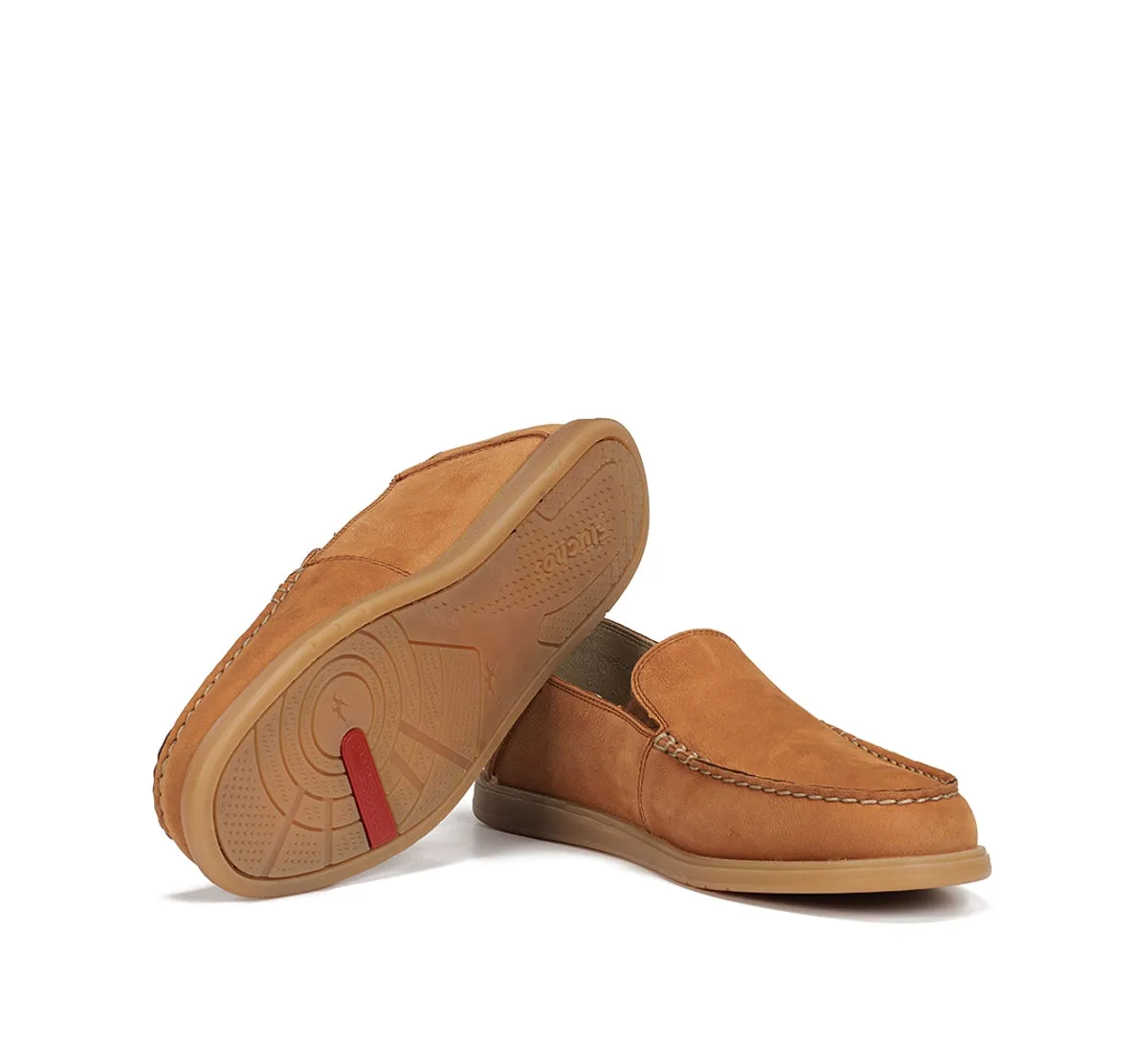 Fluchos Tribal F2193 mocassini uomo marrone gomma