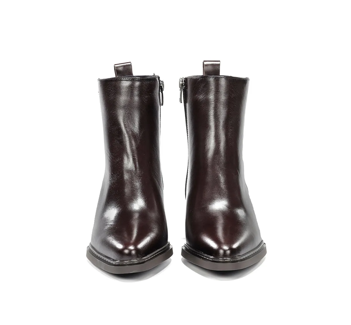 Dorking Tess D9822 stivaletti donna marroni tacco