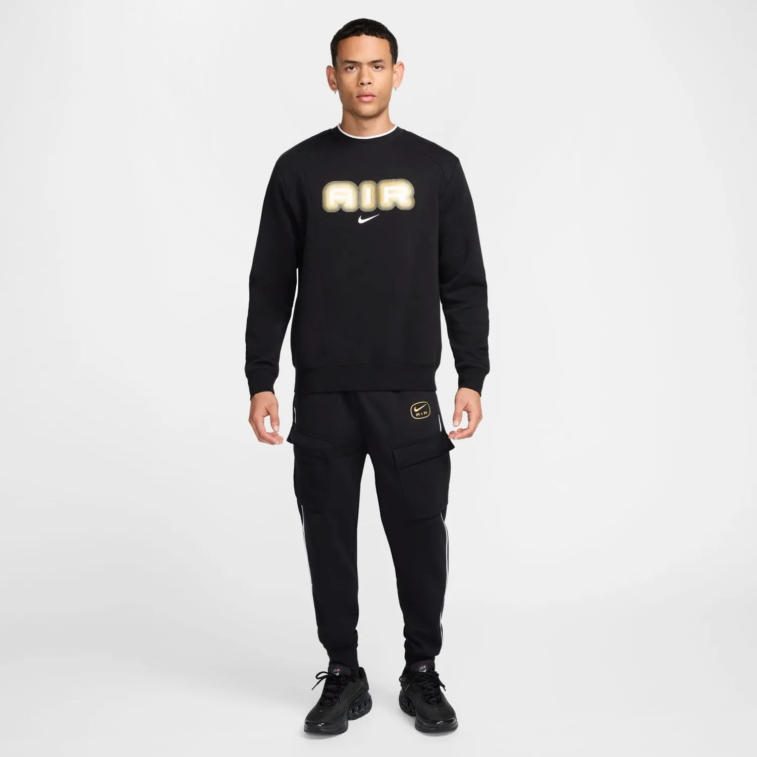 Nike Air Felpa girocollo uomo XL morbida cotone