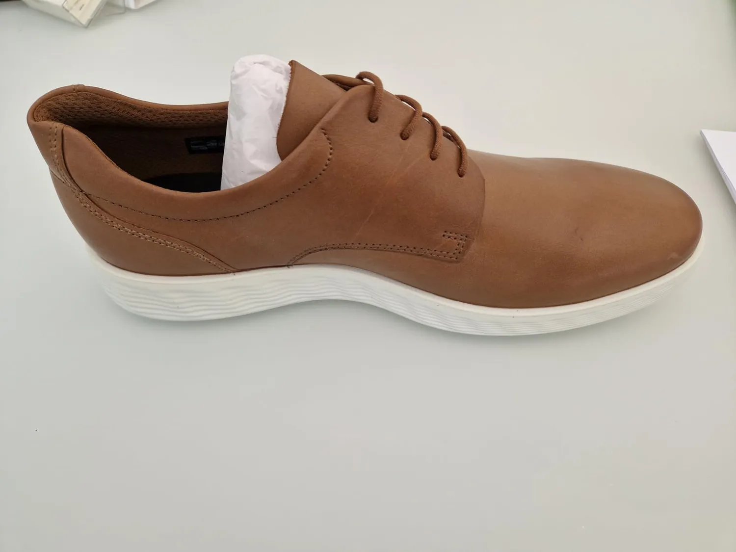 Ecco S Lite Hybrid derby uomo 43/44 EU cognac cuoio
