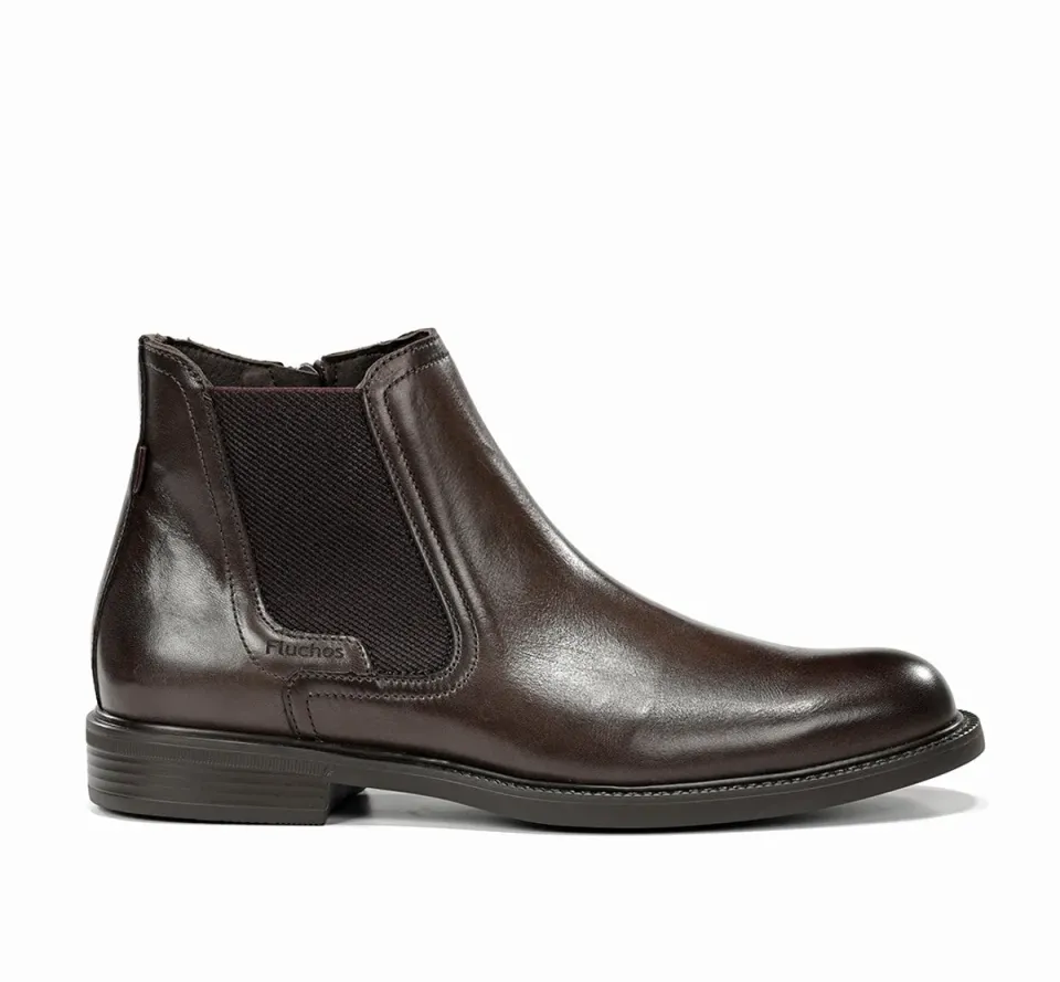 Fluchos Adrien F2499 stivaletto uomo marrone pelle elegante