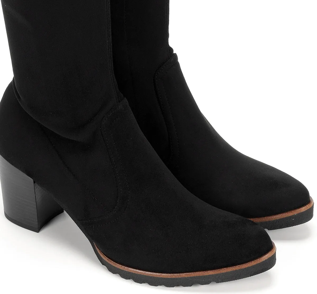 Fluchos Thais D7890 stivale donna nero con tacco
