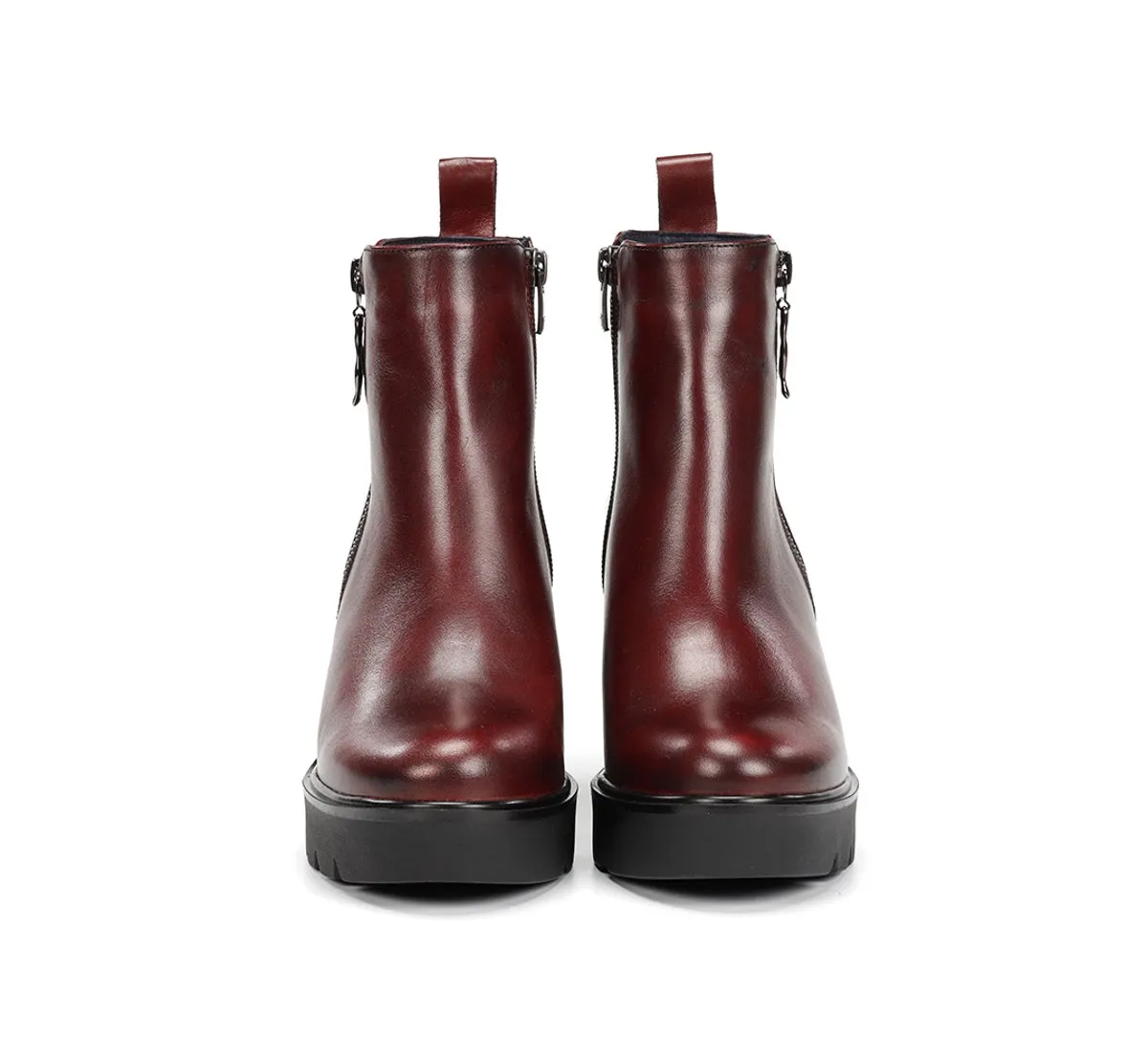 Fluchos Alert D9562 stivaletto bordeaux tacco track