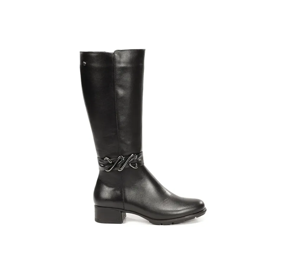 Fluchos Lerin F2562 Stivale Donna Nero Pelle Fibbia