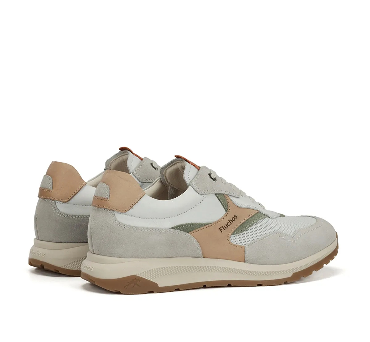 Fluchos Karter F2404 Sneakers Grigie Uomo Largo