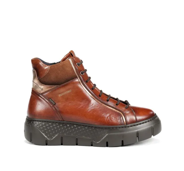 Fluchos Ilia F2304 stivaletti donna marroni lacci