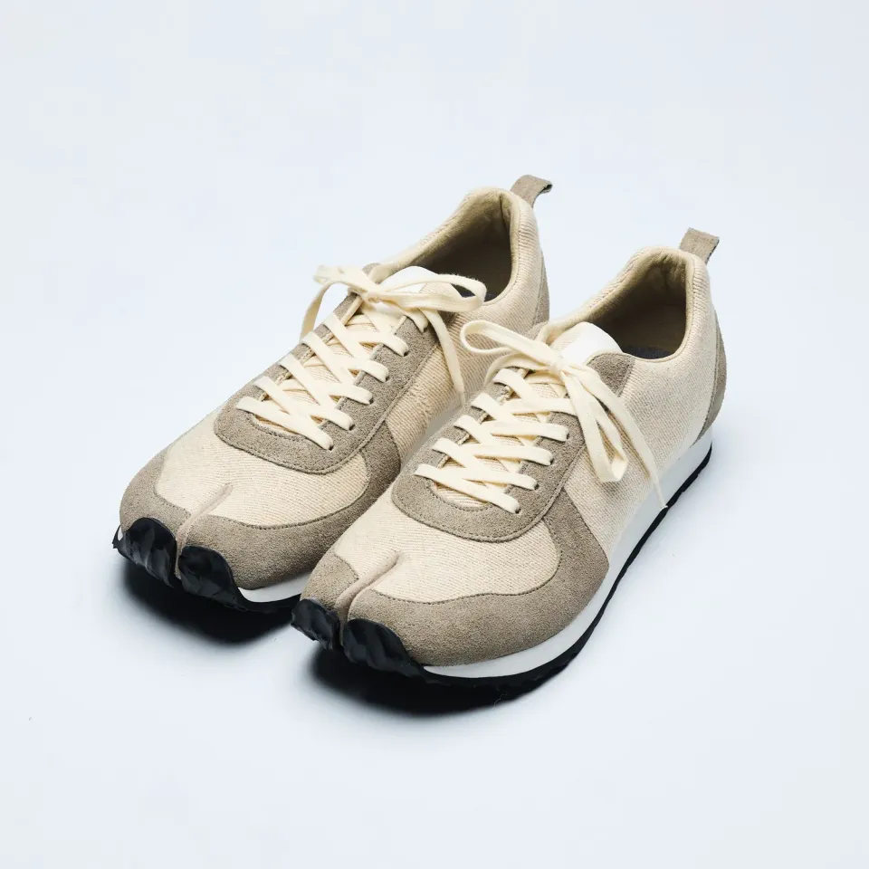 Tabito Tabi Trainer Classic-Denim tabito34 sneakers white-grey denim
